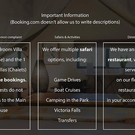 Chobe House Villa And Chalets คาซาเนอ ภายนอก รูปภาพ